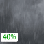 Chance rain